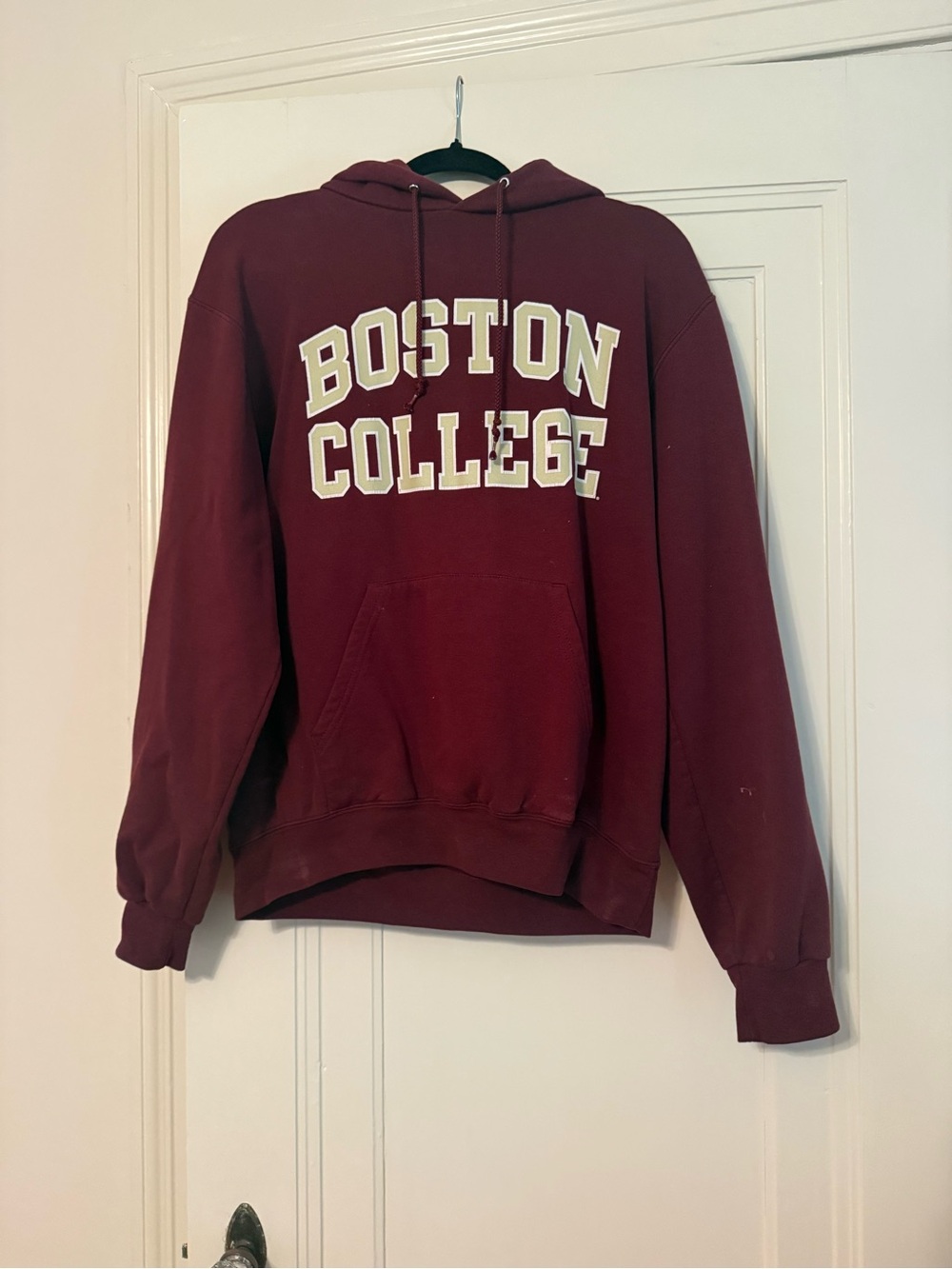 Champion Boston College Maroon Hoodie Sweatshirt - Pullover Sweater